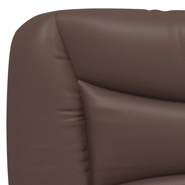 Bettgestell Braun 90x190 cm Kunstleder