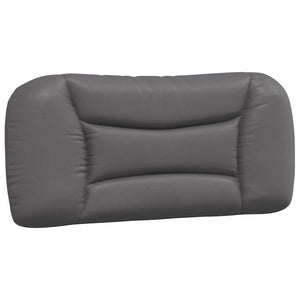 Bettgestell Grau 90x190 cm Kunstleder