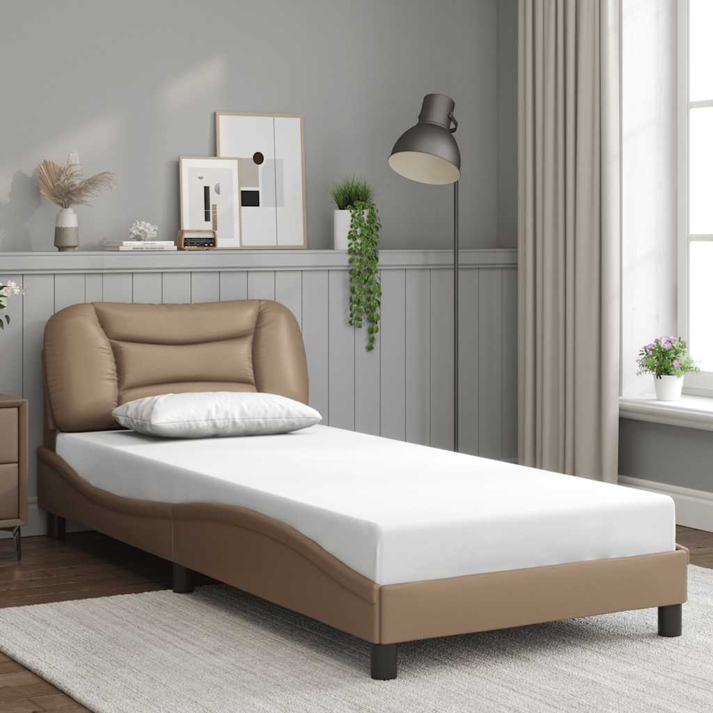 Bettgestell Hvar Cappuccino-Braun 90x190 cm