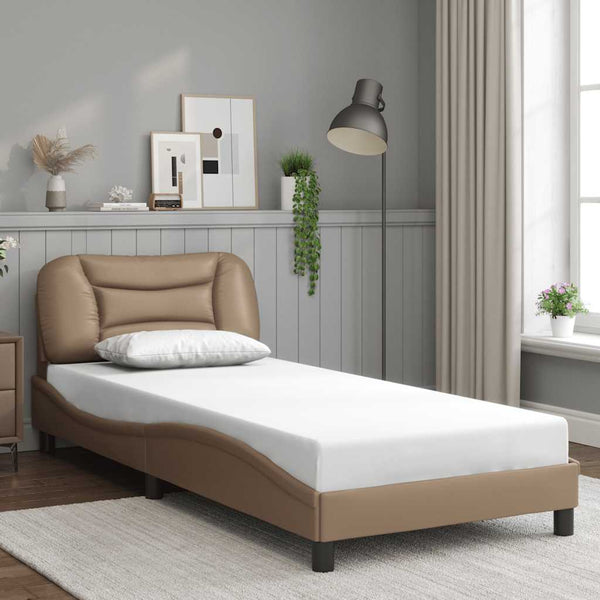 Bettgestell Hvar Cappuccino-Braun 90x190 cm