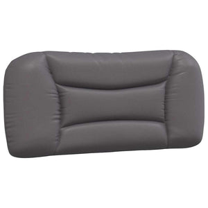 vidaXL Cadre de lit sans matelas "Hvar" gris 90x200 cm similicuir