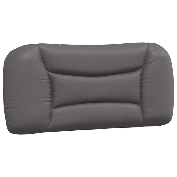 vidaXL Cadre de lit sans matelas "Hvar" gris 90x200 cm similicuir