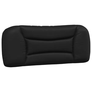vidaXL Cadre de lit sans matelas « Hvar » Noir et blanc 100x200 cm Similicuir