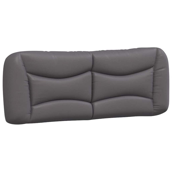 vidaXL Cadre de lit sans matelas "Hvar" Gris 140x190 cm Similicuir