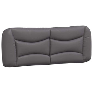vidaXL Cadre de lit sans matelas "Hvar" gris 140x200 cm similicuir