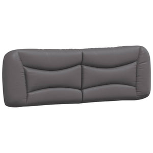 vidaXL Cadre de lit sans matelas "Hvar" Gris 160x200 cm Similicuir