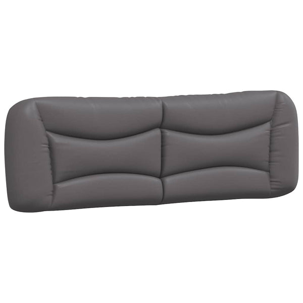 vidaXL Cadre de lit sans matelas "Hvar" Gris 160x200 cm Similicuir