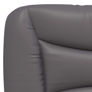 vidaXL Cadre de lit sans matelas "Hvar" Gris 160x200 cm Similicuir