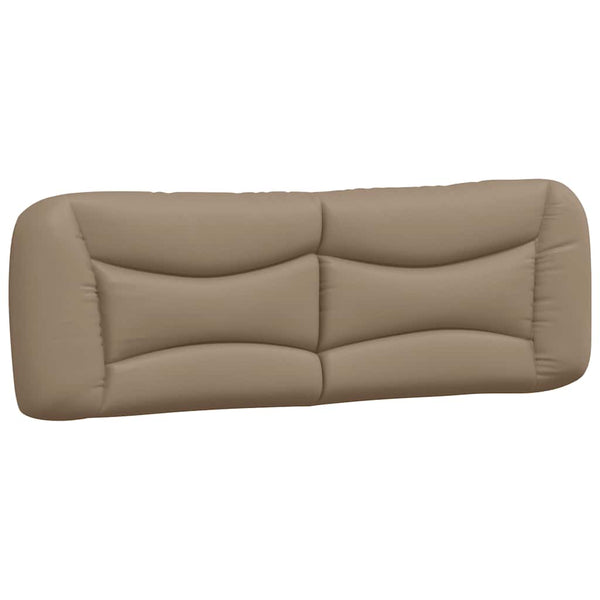 vidaXL Cadre de lit sans matelas "Hvar" Cappuccino-Marron 160x200 cm Similicuir