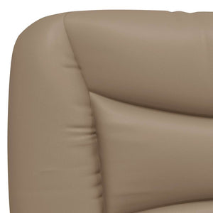 vidaXL Cadre de lit sans matelas "Hvar" Cappuccino-Marron 160x200 cm Similicuir