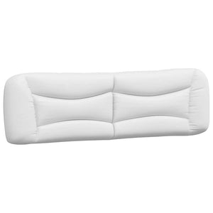 vidaXL Cadre de lit sans matelas « Hvar » Blanc 180x200 cm Similicuir