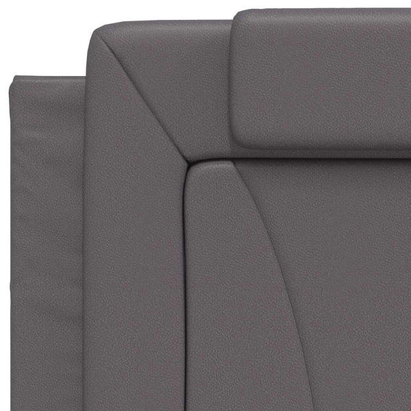 vidaXL Cadre de lit "Viana" sans matelas gris 90x190 cm similicuir