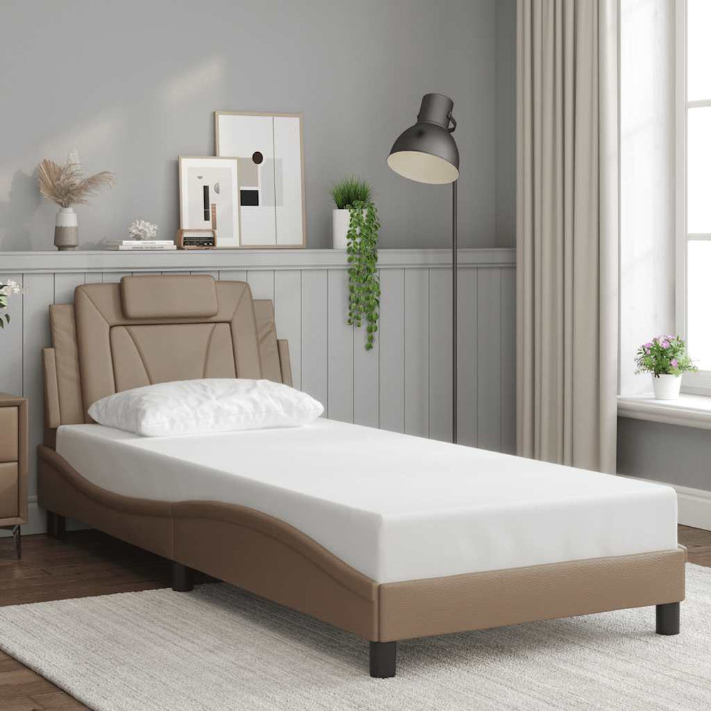 Bettgestell Viana Cappuccino-Braun 90x190 cm