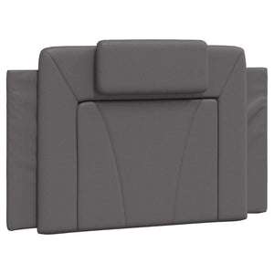 vidaXL Cadre de lit « Viana » sans matelas gris 90x200 cm en similicuir