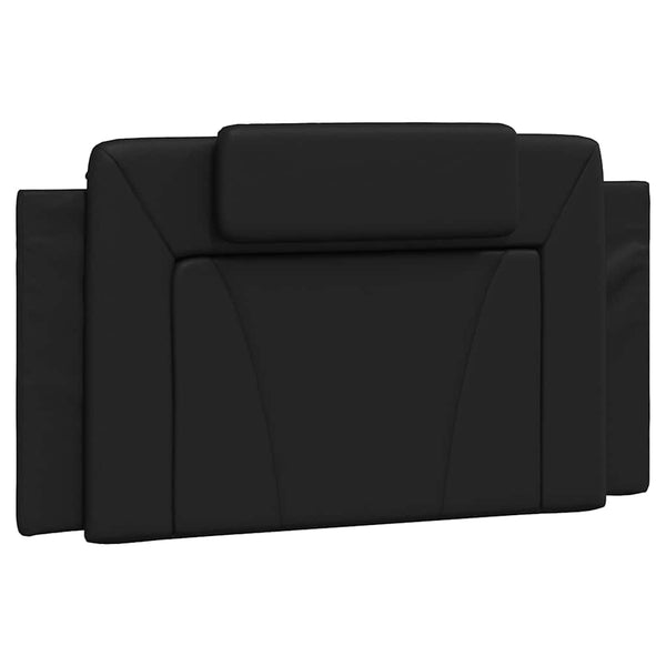 Bettgestell Viana 100x200 cm Kunstleder Schwarz