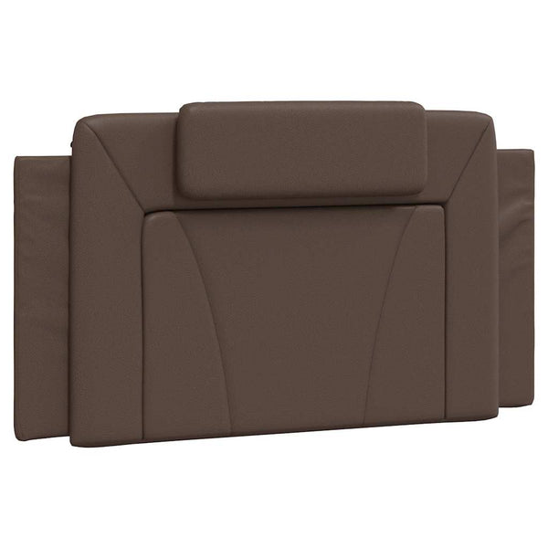 Bettgestell Viana Braun 100x200 cm Kunstleder