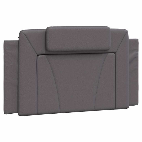 vidaXL Cadre de lit « Viana » sans matelas gris 100x200 cm similicuir