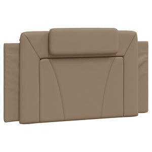 vidaXL Cadre de lit « Viana » sans matelas cappuccino-marron 100x200 cm similicuir
