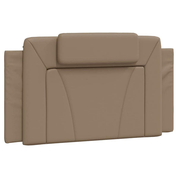 vidaXL Cadre de lit « Viana » sans matelas cappuccino-marron 100x200 cm similicuir