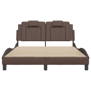 Bettgestell Viana Braun 120x200 cm