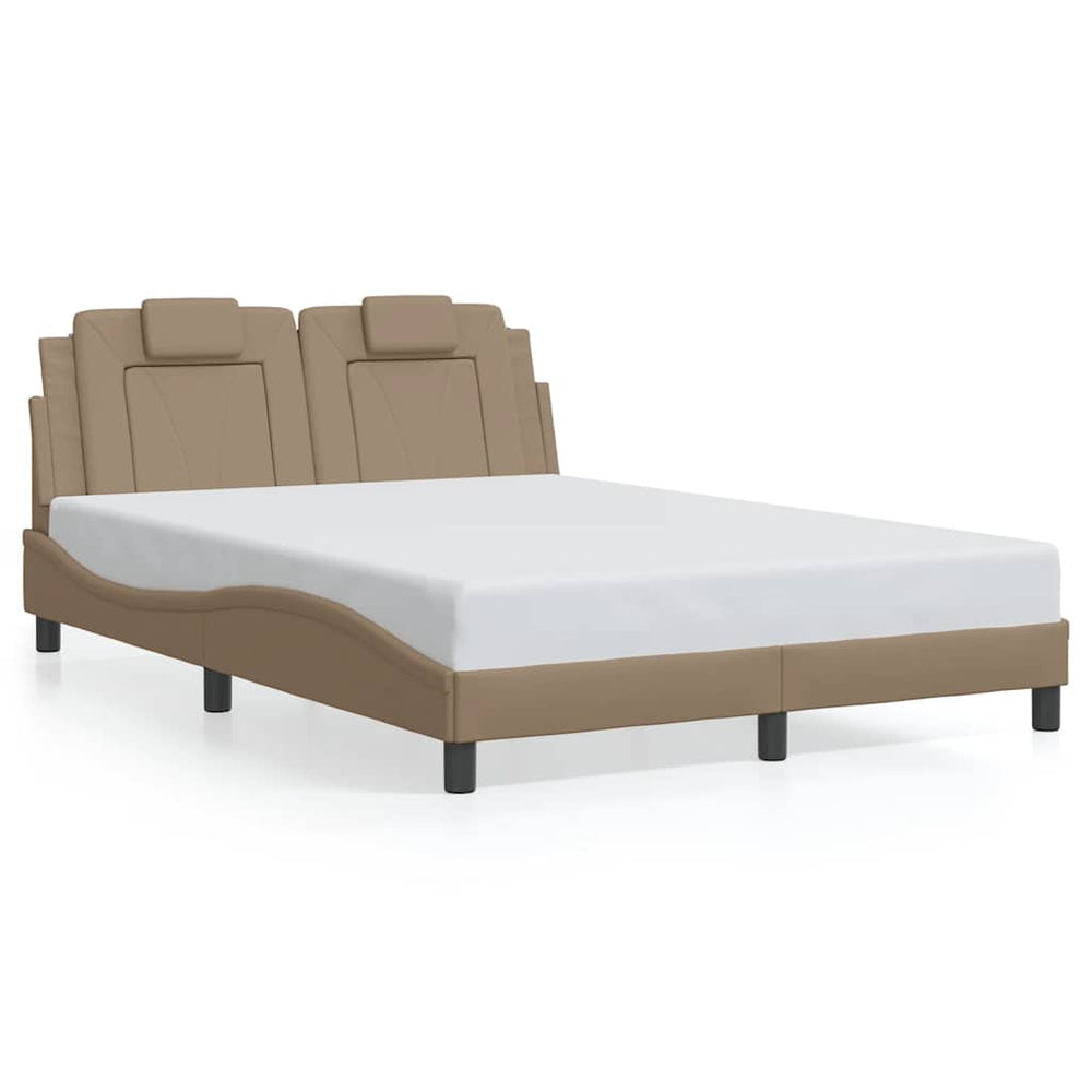 Bettgestell Viana Cappuccino-Braun 140x190 cm