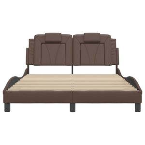 Bettgestell Viana Braun 140x200 cm