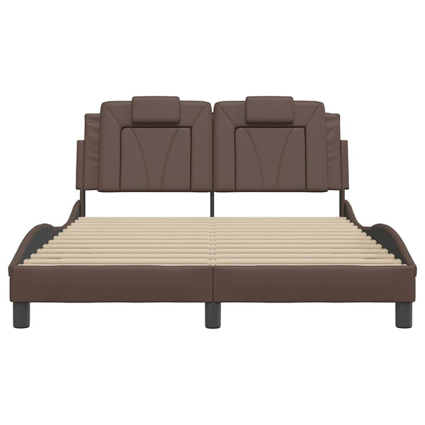 Bettgestell Viana Braun 140x200 cm