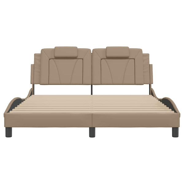 Bettgestell Viana Cappuccino-Braun 160x200 cm