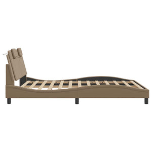 Bettgestell Viana Cappuccino-Braun 160x200 cm