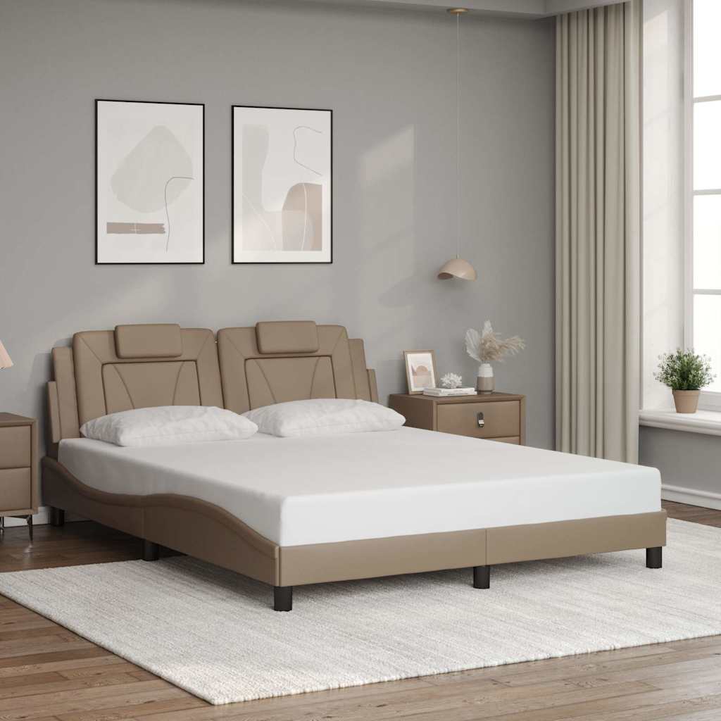Bettgestell Viana Cappuccino-Braun 160x200 cm