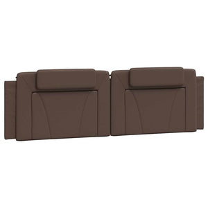 Bettgestell Viana Braun 180x200 cm Kunstleder