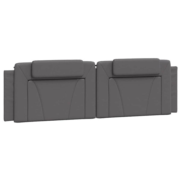 Bettgestell Viana Grau 180x200 cm Kunstleder