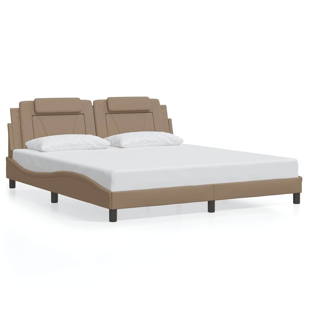 Bettgestell Viana Cappuccino-Braun 180x200 cm
