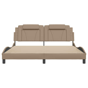 Bettgestell Viana Cappuccino-Braun 180x200 cm