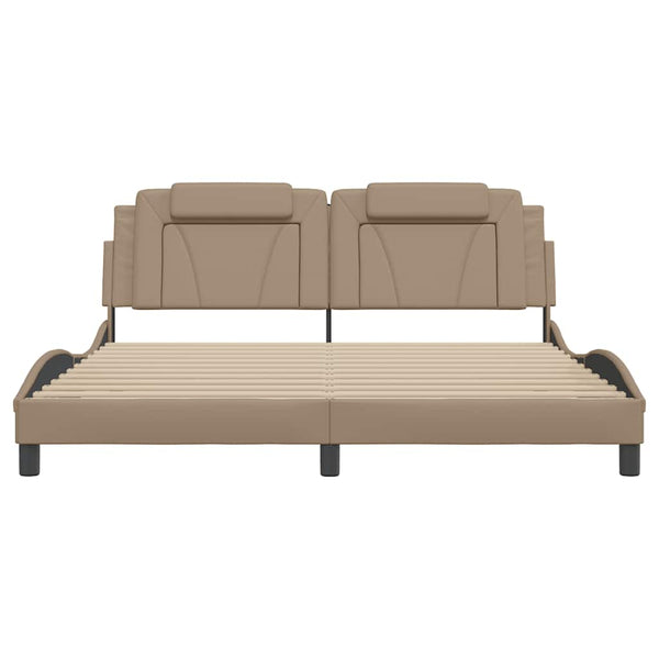 Bettgestell Viana Cappuccino-Braun 180x200 cm