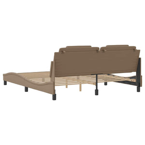 Bettgestell Viana Cappuccino-Braun 180x200 cm