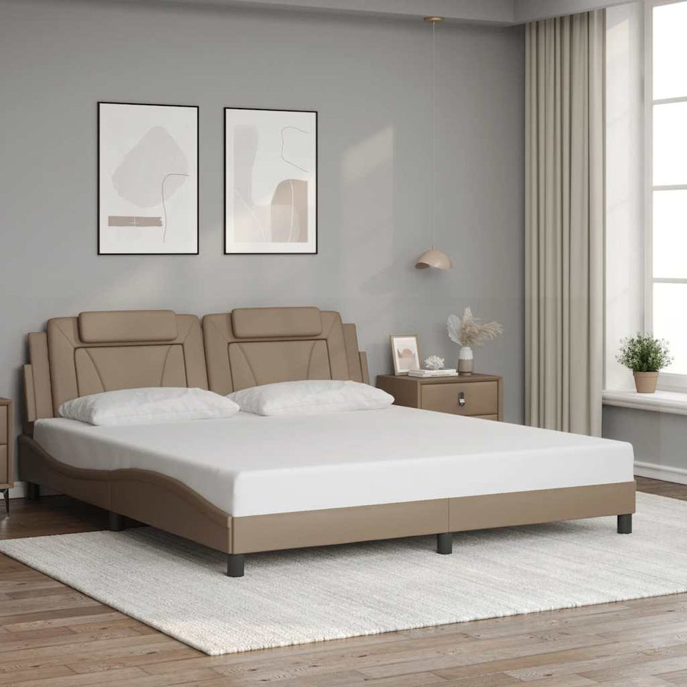 Bettgestell Viana Cappuccino-Braun 180x200 cm