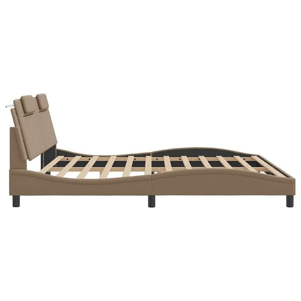 Bettgestell Viana Cappuccino-Braun 200x200 cm