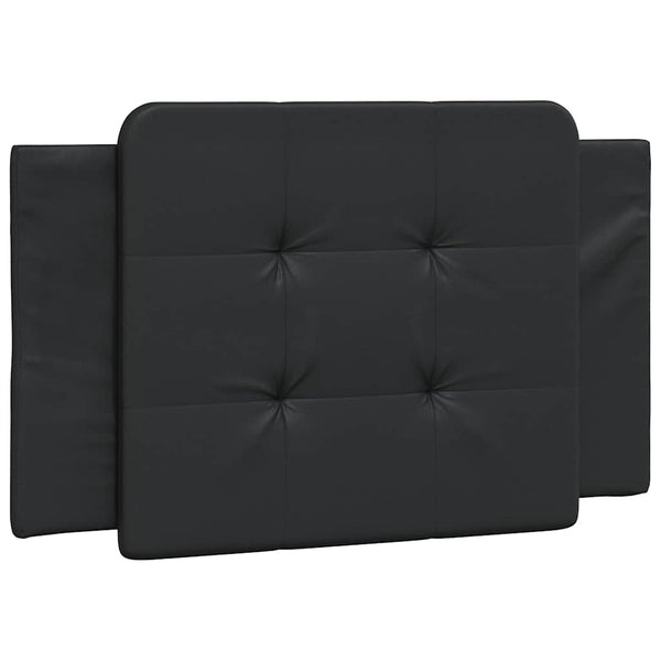 Bettgestell Schwarz 80x200 cm Kunstleder