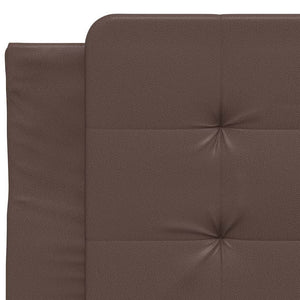 Bettgestell Braun 90x190 cm Kunstleder