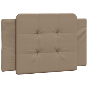 Bettgestell 100x200 cm Cappuccino-Braun Kunstleder