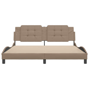 Bettgestell Zadar Cappuccino-Braun 180x200 cm