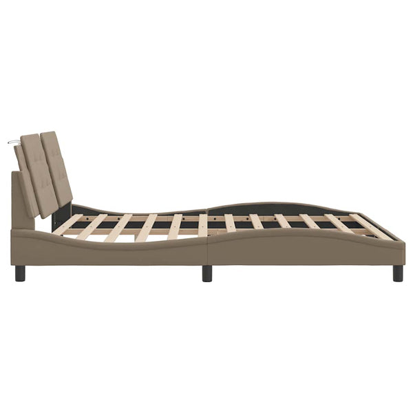 Bettgestell Zadar Cappuccino-Braun 180x200 cm