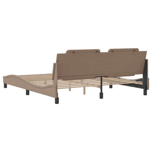 Bettgestell Zadar Cappuccino-Braun 180x200 cm