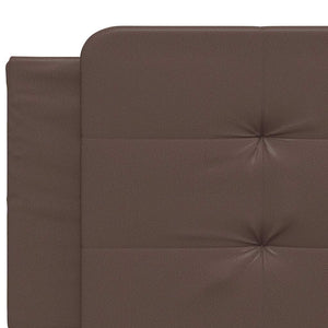 Bettgestell Braun 200x200 cm Kunstleder