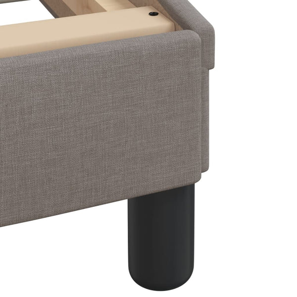 Bett mit Matratze Dover Taupe 80x200 cm