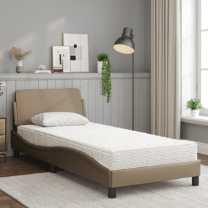Bett mit Matratze Dover Cappuccino-Braun 90x190 cm