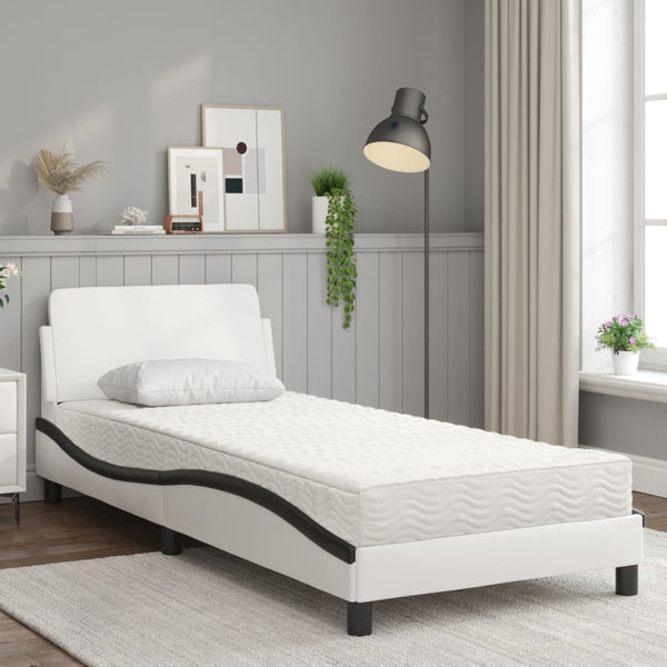 Bett mit Matratze Dover 90x190 cm Kunstleder