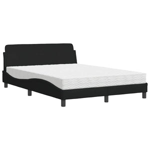 Bett mit Matratze Dover Schwarz 120x200 cm