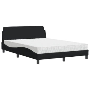 Bett mit Matratze Dover Schwarz 140x190 cm